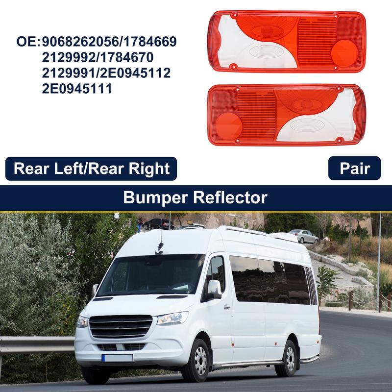 X Autohaux Задние Левые Правые Тормозные Колодки для Mercedes-Benz Sprinter 2006- Красные 1Пара