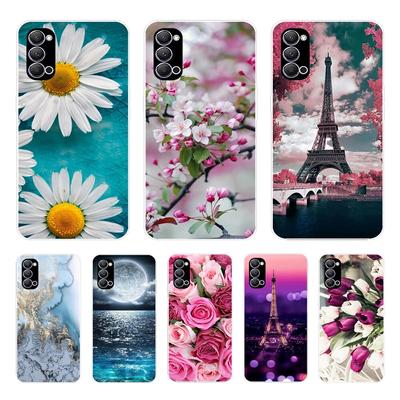 For Oppo Reno4 Pro Case Reno 4 Soft Silicone Cute Painted Cover For Oppo Reno4 5G Reno 4 Pro 5G CPH2089 Phone Cases Fundas Coque