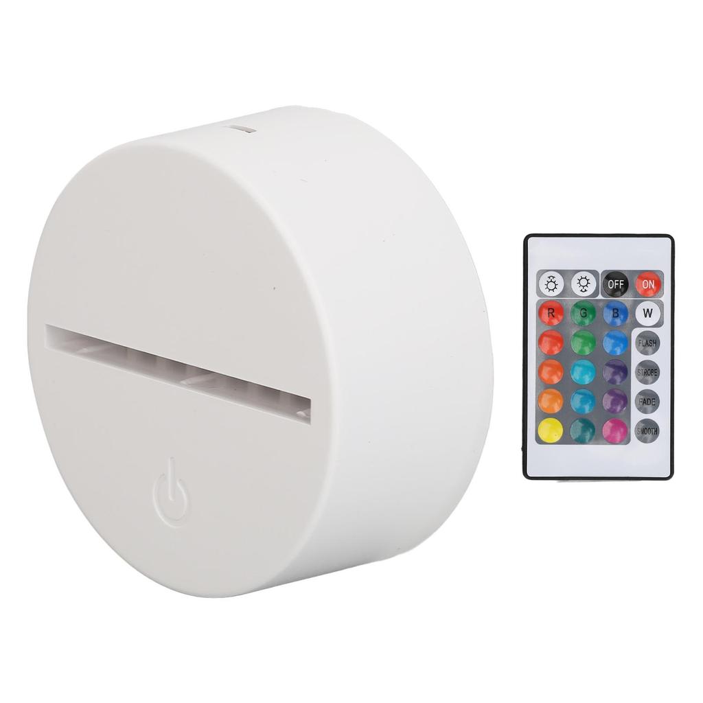 LED Night Light Base with Remote Control Change Colors and Modes USB Night Lamp Base for Bedroom Living Room Bar Office