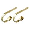 2pcs Christmas Stocking Hook Home Fireplace Metal Hanger Party