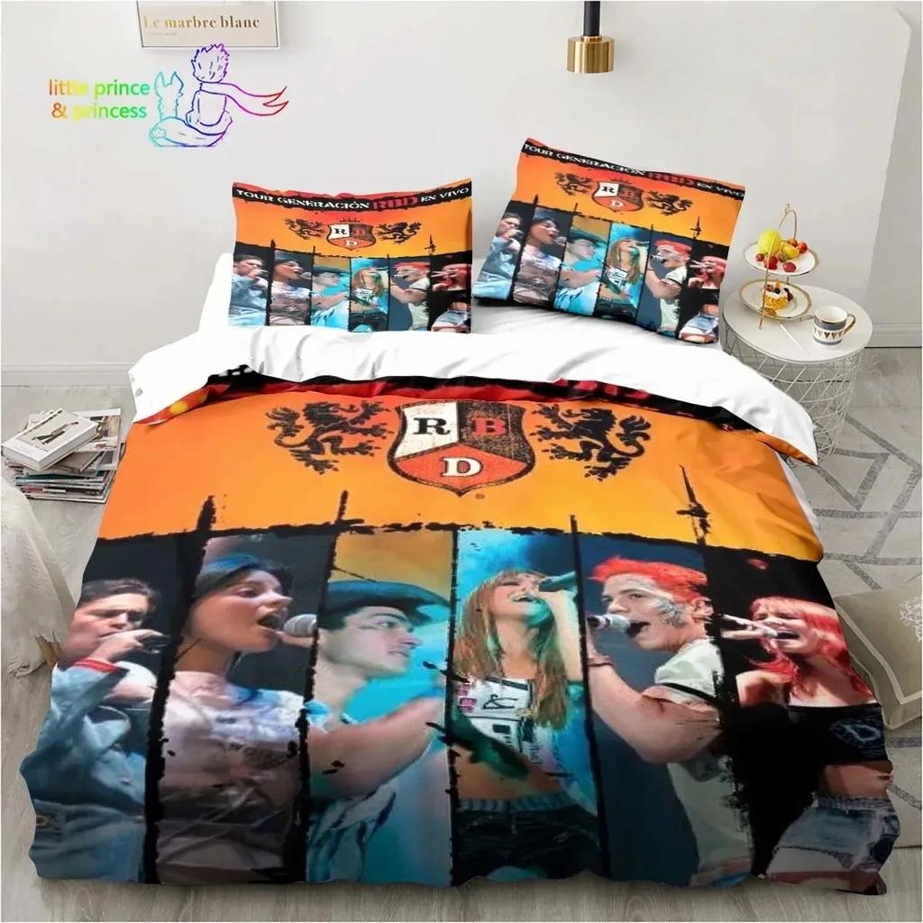 Band RBD Bedding Set Single Twin Full Queen King Size Bed Set Adult Boys Bedroom 3D Print Bedding Music Lover Gift