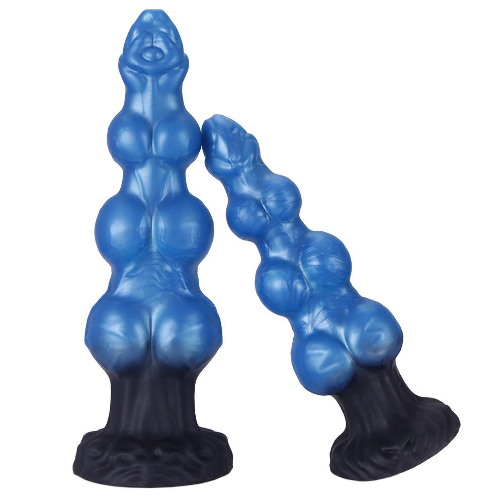 Animal-Shaped Silicone Dildo - Unisex Adult Toy for Anal Expansion & Pleasure