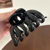Elegant Large Size Hair Claw Clip Transparent Color Minimalist Simple Shark Clip Hair Accessories for Thick Hair