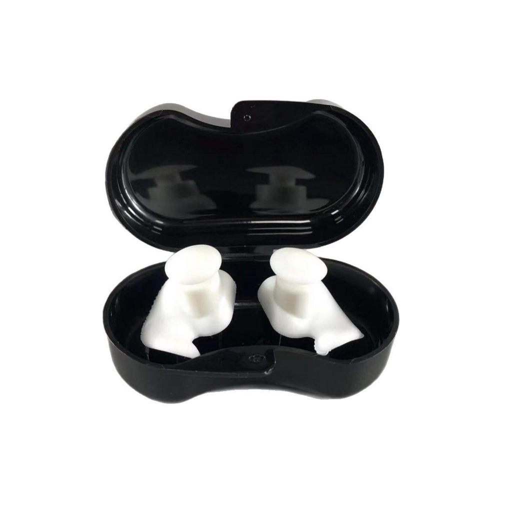 Waterproof Silicone Swimming Earplugs & Nose Clips Set for Adults & Children