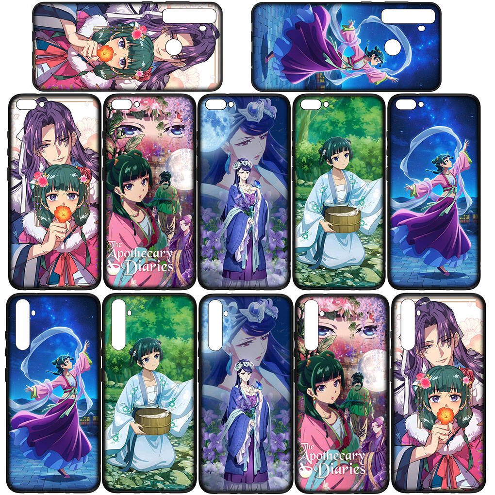 Phone Case for iPhone 17 16 15 Plus Huawei P30 P20 Lite Redmi Note 14 12 11 13 Pro Max OPPO A60 A80 A40 A18 A38 A54 Anime The Apothecary Diaries Cover