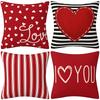 Valentine's Day Love Love Pillowcase New Style Party Cushion Pillowcase Home Sofa Decoration Pillowcase