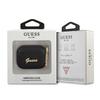 Guess Guapsasmk Airpods Pro Cover Czarny/Black Saffiano Script Metal Collection