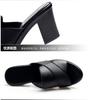 Cross-border Large-size Foreign Trade Summer Cool Slippers Thick-heeled Mother High-heeled Casual Women's Shoes