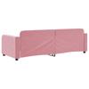 Daybed in Pink 80 x 200 cm Velvet