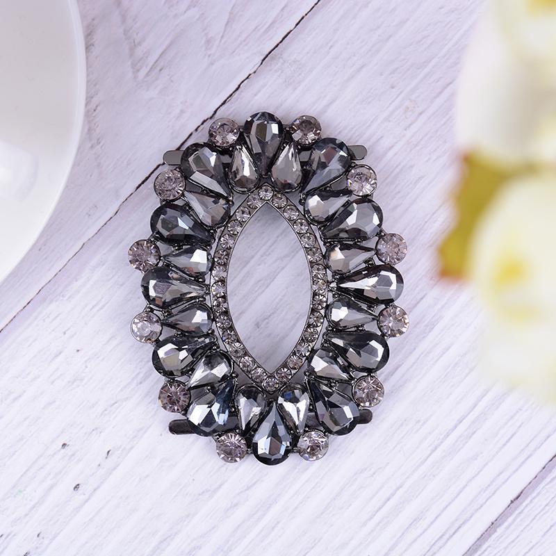 

1 шт. Металлические клипсы для обуви Женские Свадебные туфли Пряжка Декор Аксессуары серый