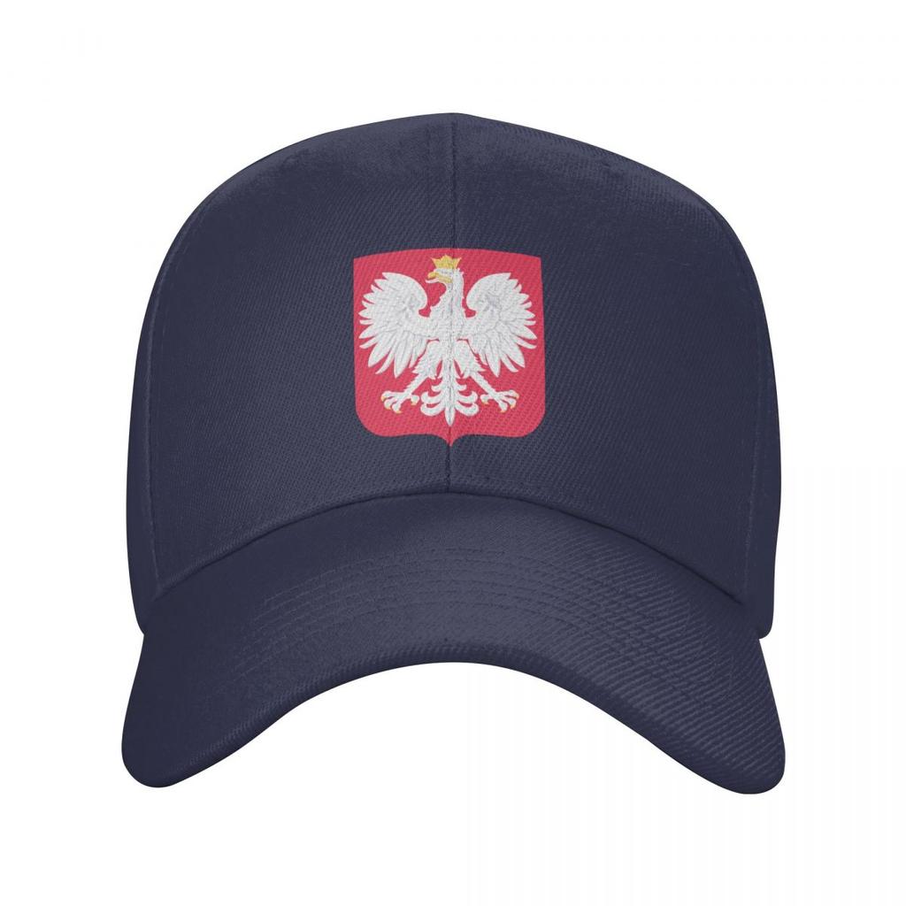 Personalized Coat Of Arms Of Poland Baseball Cap Unisex Women Breathable Polish Flag Dad Hat Outdoor