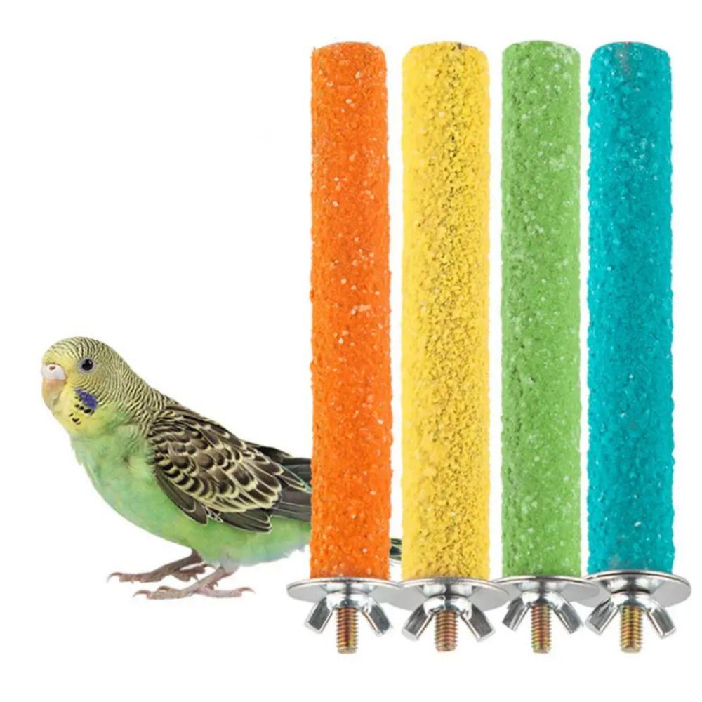 

Frosted Parrot Standing Stick Wear Resistant Parrot Station Pole For Budgerigar Parakeet M
