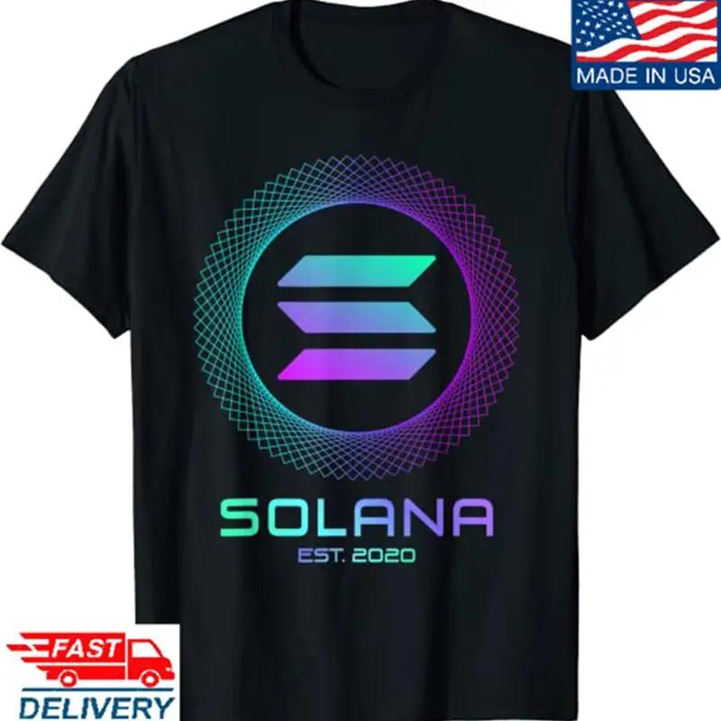 Solana Coin T Shirt Sol Crypto Logo Blockchain For Hold
