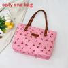 Nylon Tote Bag For Women With Print And Zipper Closure For Daily Commuting