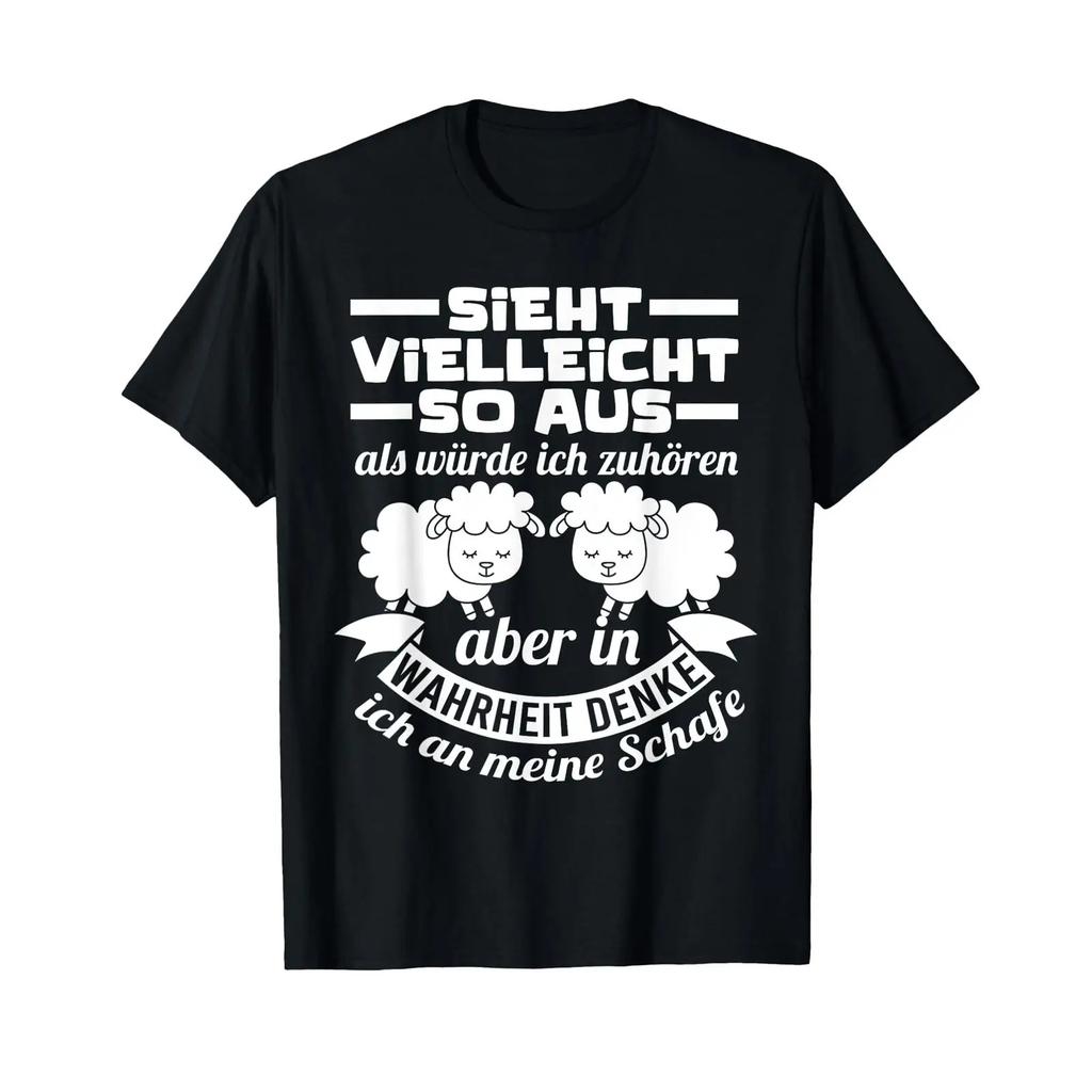 Sheep Farmer Shepherd T Shirt Vintage Designer Clothes Slightly Casual Graphic Soft Versatile Homme Unisex