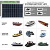 100W 18V/5V Solarzelle USB Solarmodul mit Controller für Auto Yacht Batterie Boot Ladegerät Outdoor Batterieversorgung Solarmodul Kit