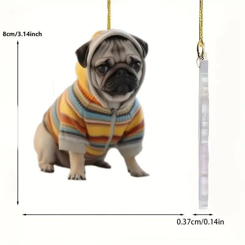 

Colorful Acrylic Flat Car Hang Decoration Perfect For Unique Interior Enhancements