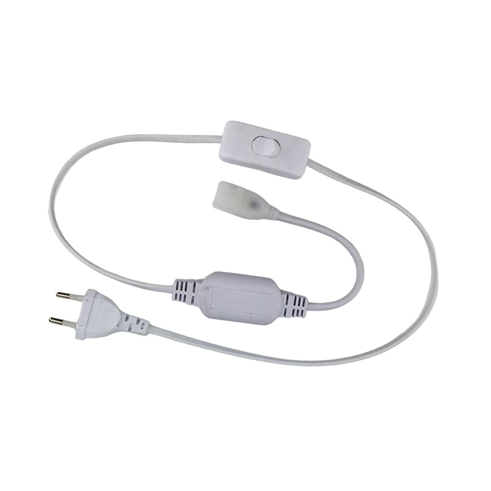 

220V High Voltages LED Strips Light Connector Power Plug Connector with Switches Wiring Connecting Terminals Easy to Use 1