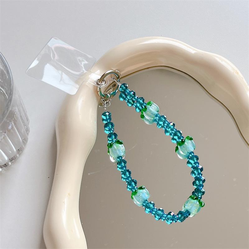 DIY Kristallperlen Persimmon Ruyi Armband: Perlenanhänger für Mobiltelefone und Damenaccessoires