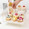 Transparent Cupcake Packaging Box with Handle