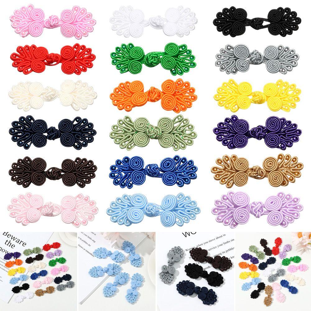 5Pcs Classic Invitation DIY Cheongsam Buttons Chinese Knot Button Tang Suit Knot Fastener