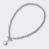 GU by Uniqlo Heart Motif Volume Chain Necklace
