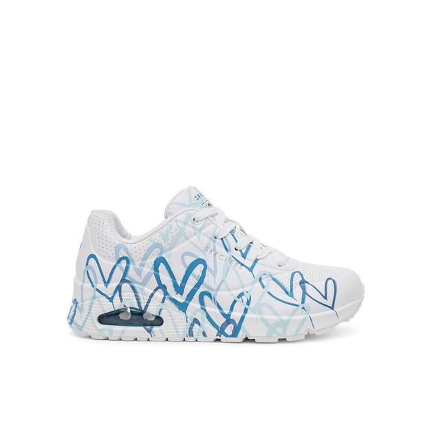 

Skechers кроссовки Uno - Spread the Love 155507/WBL белый EU 38