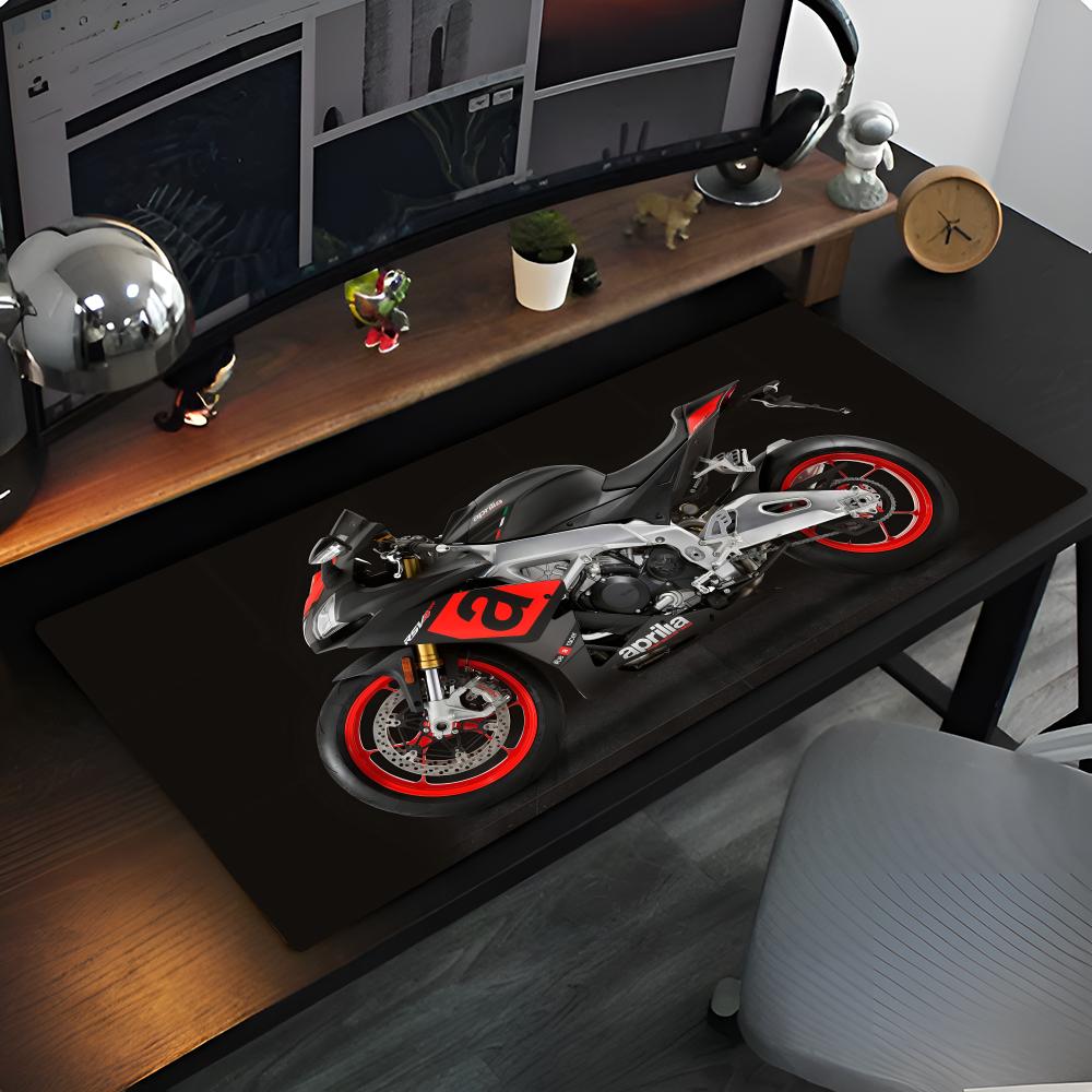 M-Motorcycle Logo A-Aprilia Mouse Pad Anime game mause pads cs lol XXL Home HD Computer Desk Mats Carpet Gamer Office Laptop Sof