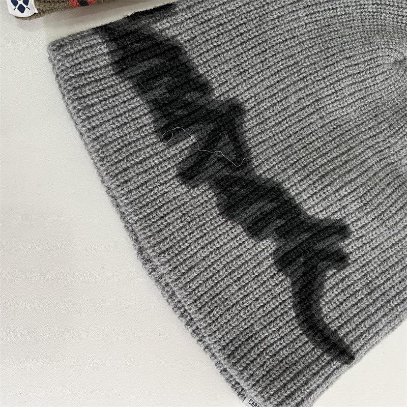 

Graffiti Design Wool Hat Sweet Cool Spice Girl English Alphabet Cold Hat Knitted Cold Hat Men and Women M（56-58cm） жовтий