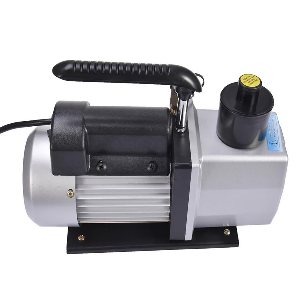 Black 5CFM vacuum pump paper box packaging dual stage rotary vane vacuum pump with high efficiency and low noise