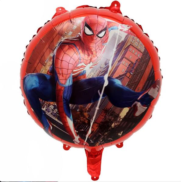 Jumping Spider-Man superhero series themed birthday party decoration arrangement aluminum film balloons