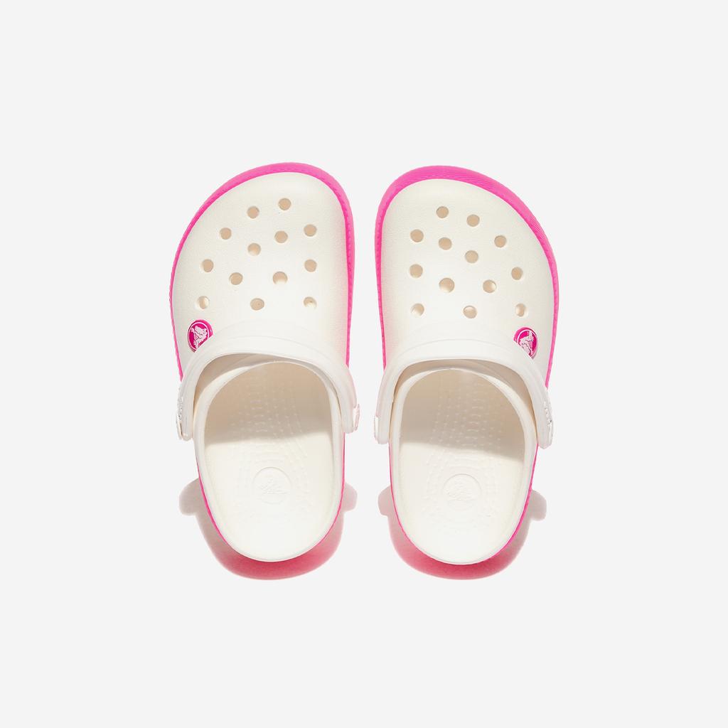 [Crocs] Croc Band Chevron Light Clog Kids, CRS210465, 1010104311, Popular Korean Shoes