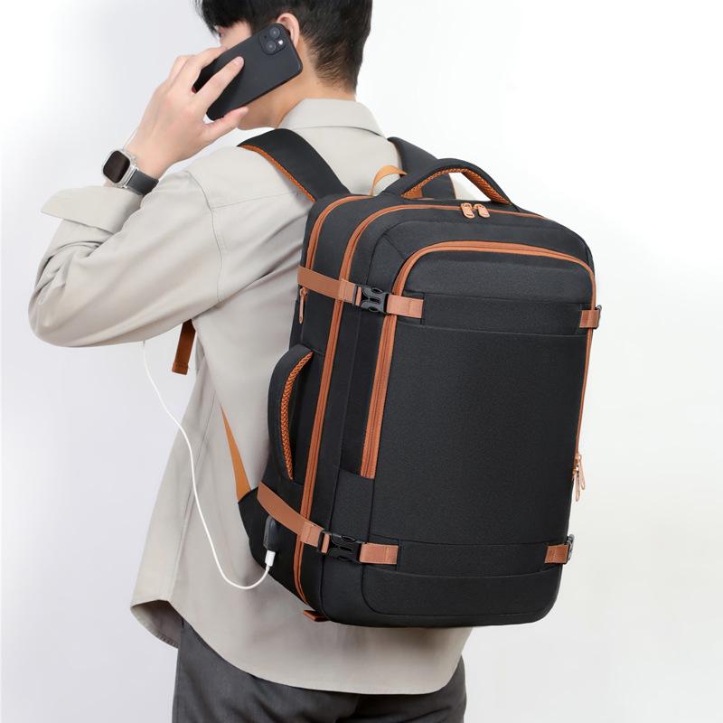 Large Capacity Multi-Color Expandable Backpack with Customizable Logo for Laptop