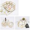 Jewelry Plate White Copper Strip Cosmetics Tray for Makeup Storage Use