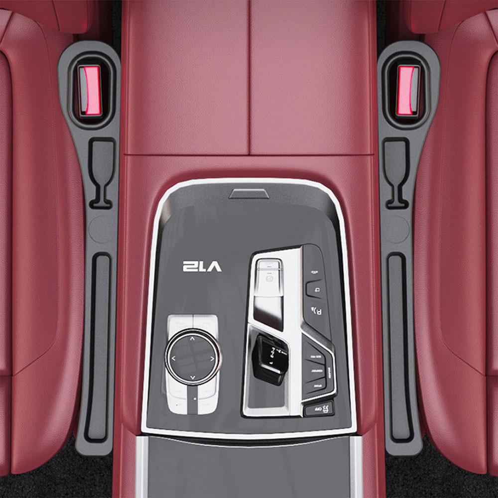 Upgraded Car Seat Gap Filler Center Console Side Crevice Filler Strip Elastic Seat Gap Filling Strip Drop Blocker Accessories
