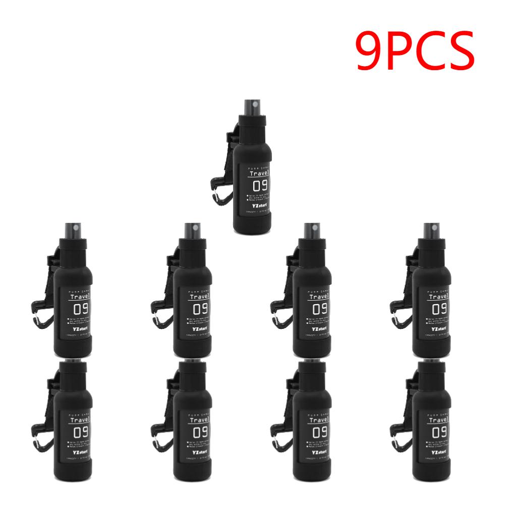 50ml Refillable Spray Bottle Travel Bottle Leak Proof Mini Fine Mist Spray Bottles with Tactical Hook Strap for Outdoor Camping