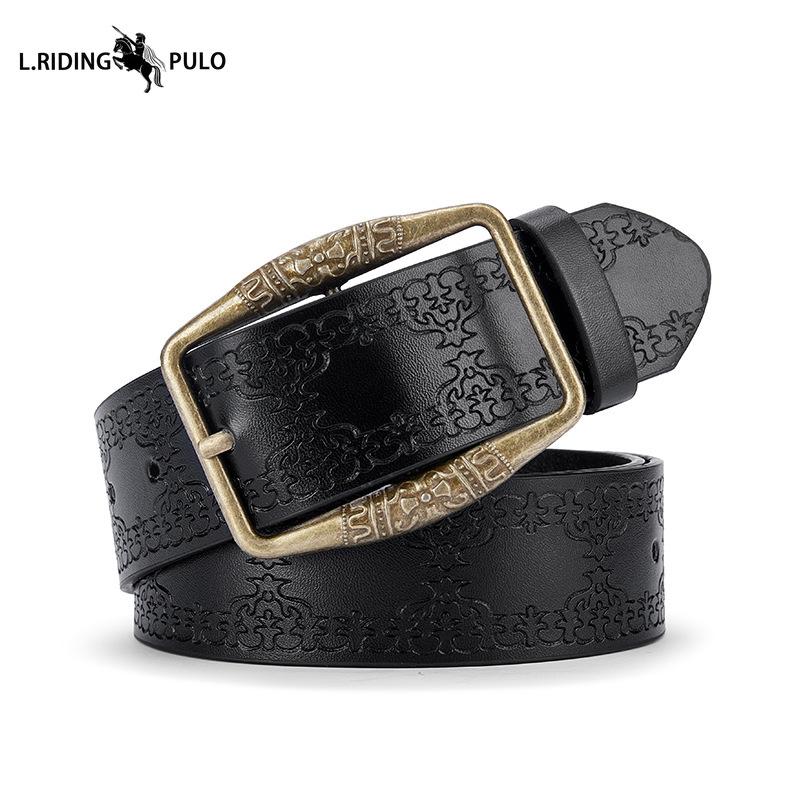 Ethnic Style Belt, Retro Embossed Belt, Summer Versatile, High-end Women's Belt