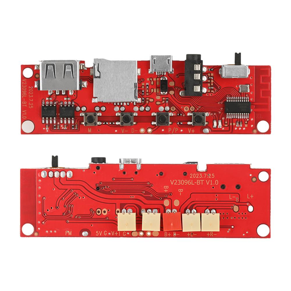 DC 3.7V Multi-function BT Audio Amplifier Board Audio Circuit Board Bluetooth Module DIY Bluetooth Module Micro USB