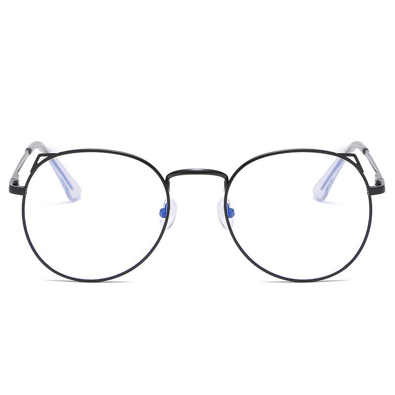 Cat Glasses Frame Plain Flat Glasses Anti-Blue Light Glasses Frame Myopia Glasses Can Be Matched With Degree Black Frame Glasses
