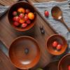 Japanese Wooden Bowl Rice Noodle Bowl Ramen Bowl Kitchen Utensils Accessories Natural Solid Wood No Splicing Tableware