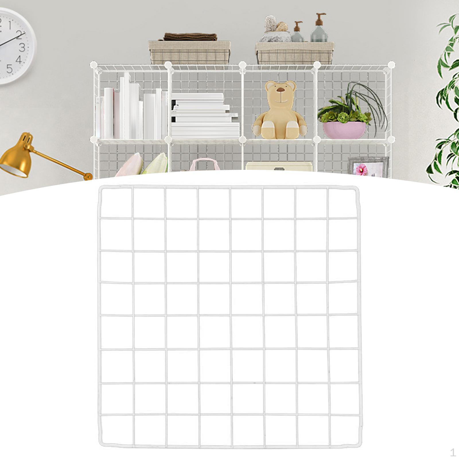 Panel, Gitter DIY Zaunmaterialien für Hof Welpen Kleintiergehege plain white Grid gray