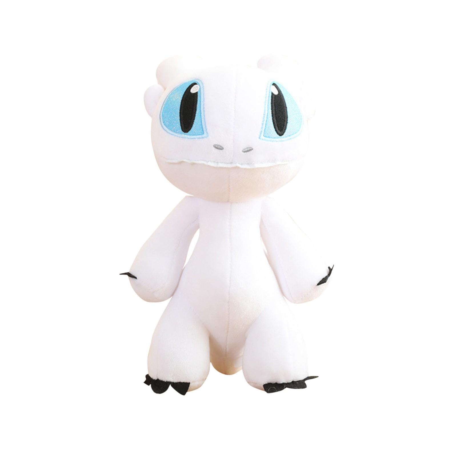 

Плюшевая кукла с ночником, милая кукла-дракон, кукла-кровать, детский подарок One Size белый