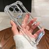 Shockproof Silicone Clear Phone Case For iPhone 17Air 15 16e 13 11 12 14 Pro Mini Lens Protection Back Case For iPhone 17Pro Max XS MAX X XR 14Puls 8
