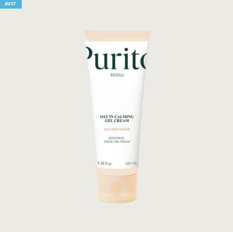 Purito Oat-in Calming Gel Cream 100ml – Lightweight Soothing Moisturizer for Sensitive Skin