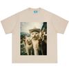 Funny Cat Meme Tshirt Unisex Unisex Hiphop Punk Tshirts Shortsleeved Fashion Loose Casual Cotton Summer Oversized Tshirts
