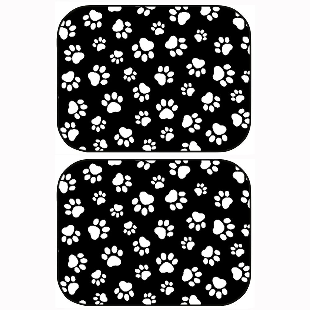 

Автомобільні килимки 4 шт. Універсальні автомобільні килимки Килимок Нековзкий Міцний універсальний автомобіль Всесезонні автомобільні килимки Легко чистити 2pcs Rear