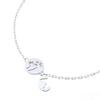 KISS DI-SBR500-DI-SBR501 Disney Collection Stitch Silver Pair Bracelet 17cm 20cm
