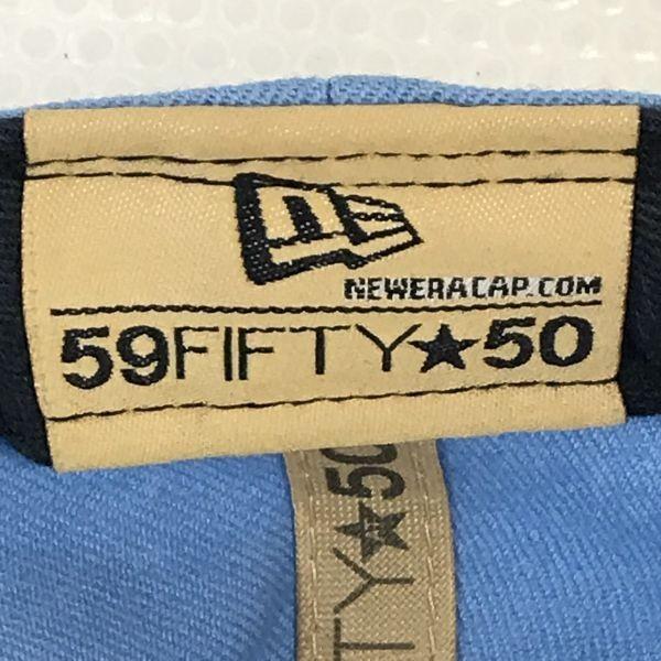 NY Yankees/59FIFTY Cap by New Era/7 1/2 59.8cm/Light Blue/Made in USA/Vintage(USED)
