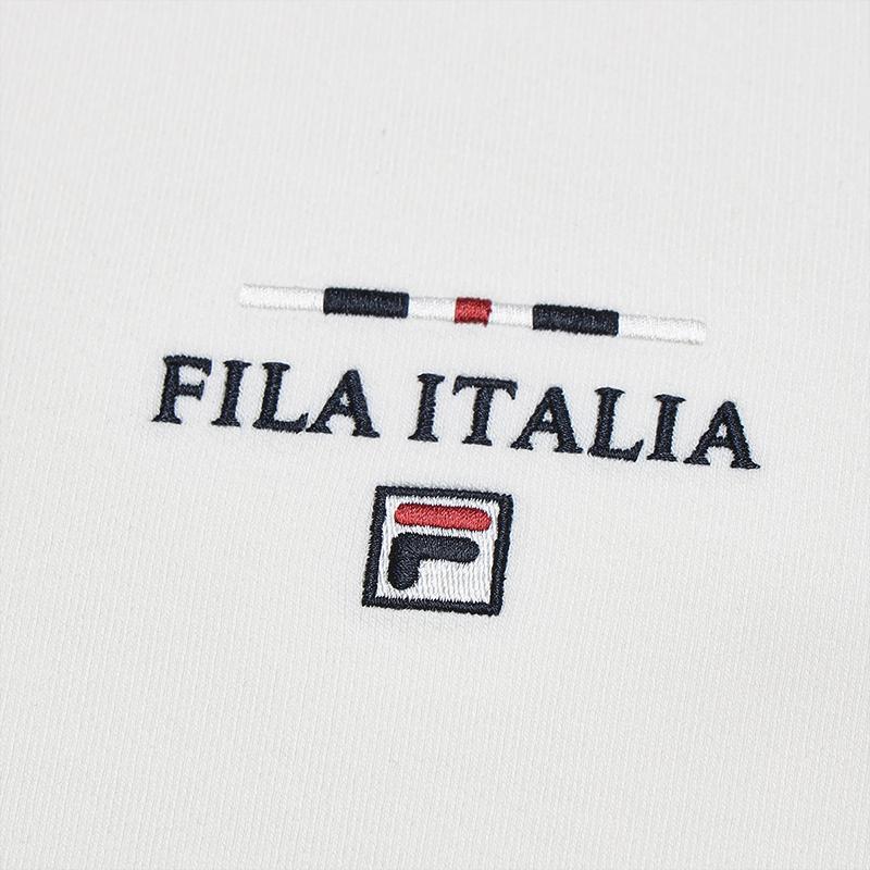 New FILA HERITAGE Sweatshirt Men's Cloud White F11M548217FWT