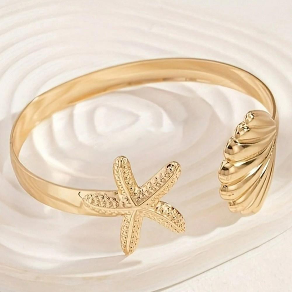 

Europe and the United States hot selling viral trends versatile starfish shell bracelet elegant personality beach holiday wind